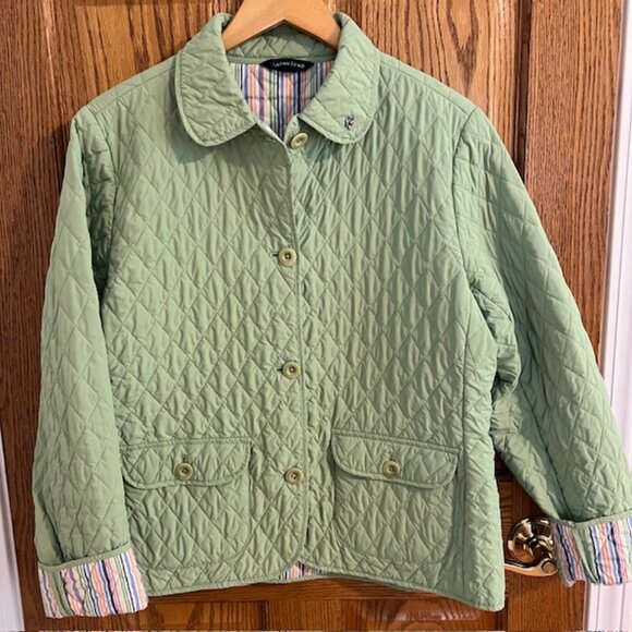 Lands' End Quilted Jacket Thermolite - Picture 5 of 5